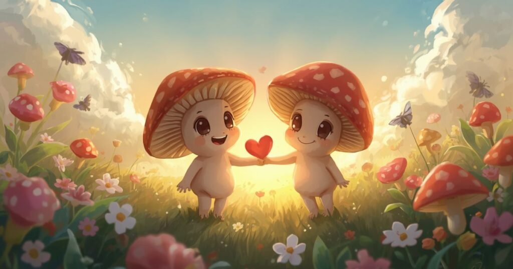 Romantically Spore-tacular: Cute Mushroom Puns Love Edition