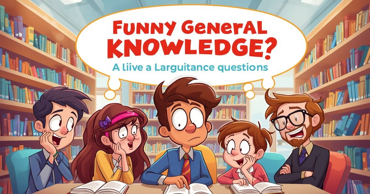 100+ Funny General Knowledge Questions That Will Make Your Quiz Night Hilarious 😂🔥