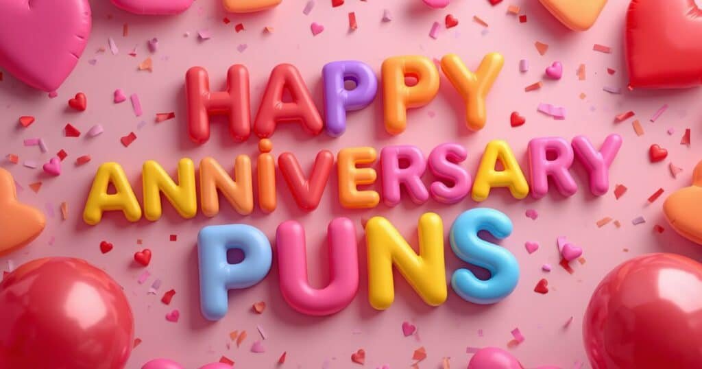 102+ Anniversary Puns for Love, Cards, and Captions