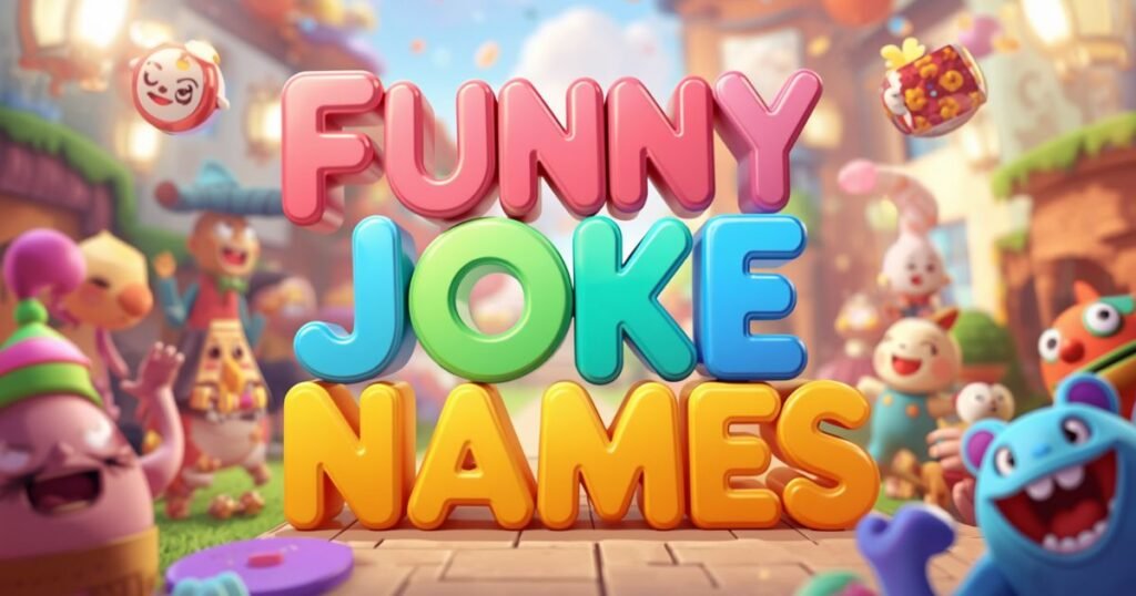 105+ Funny Joke Names for Games, Friends, and Comic Characters