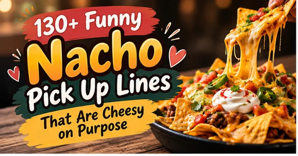 130+ Funny Nacho Pick Up Lines That Are Cheesy on Purpose