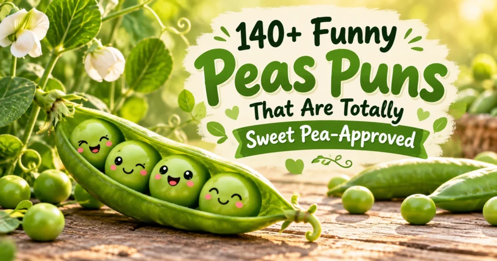 140+ Funny Peas Puns That Are Totally Sweet Pea-Approved