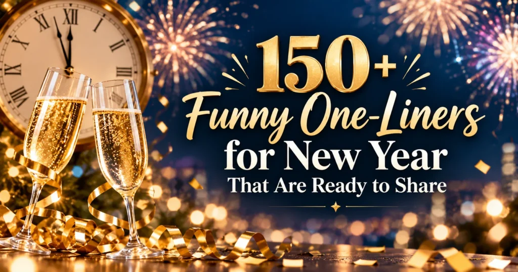150+ Funny One-Liners for New Year That Are Ready to Share