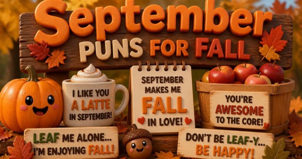 Back-to-School September Puns