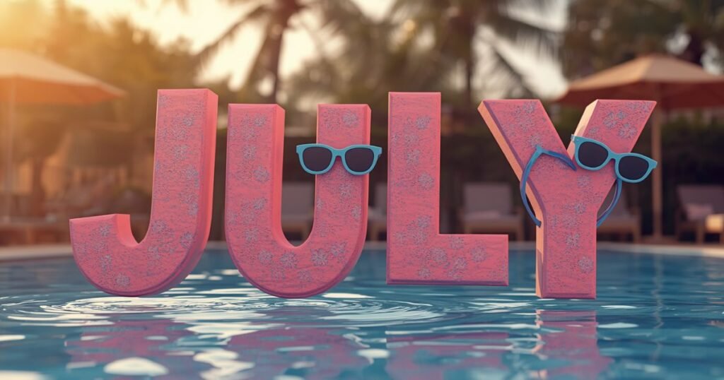 Clever Wordplay July themed