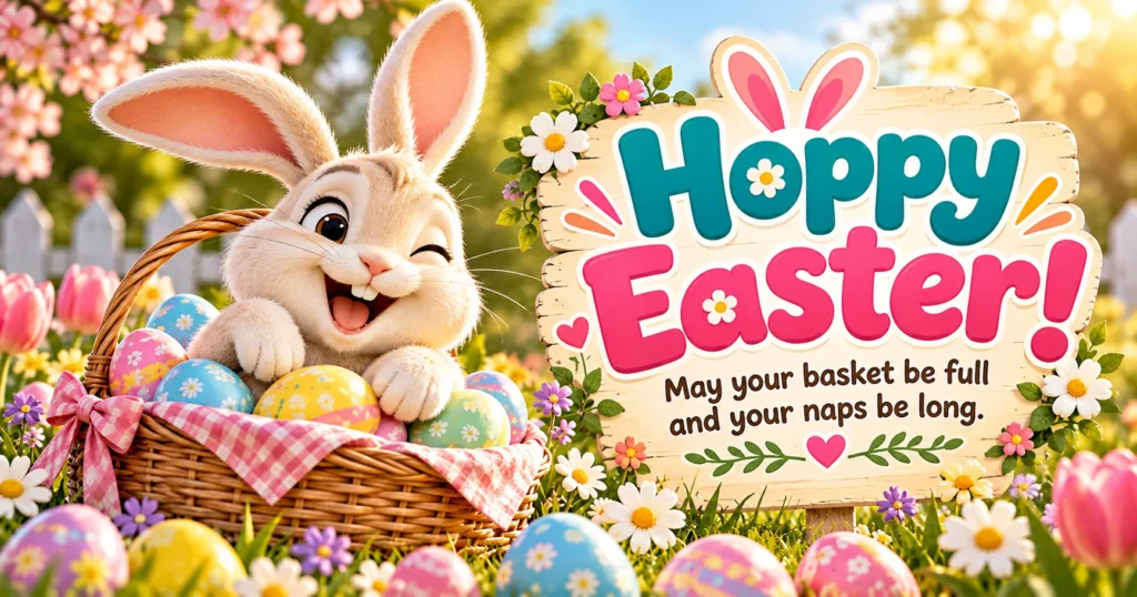 Easter Bunny One-Liners About Spring and Weather