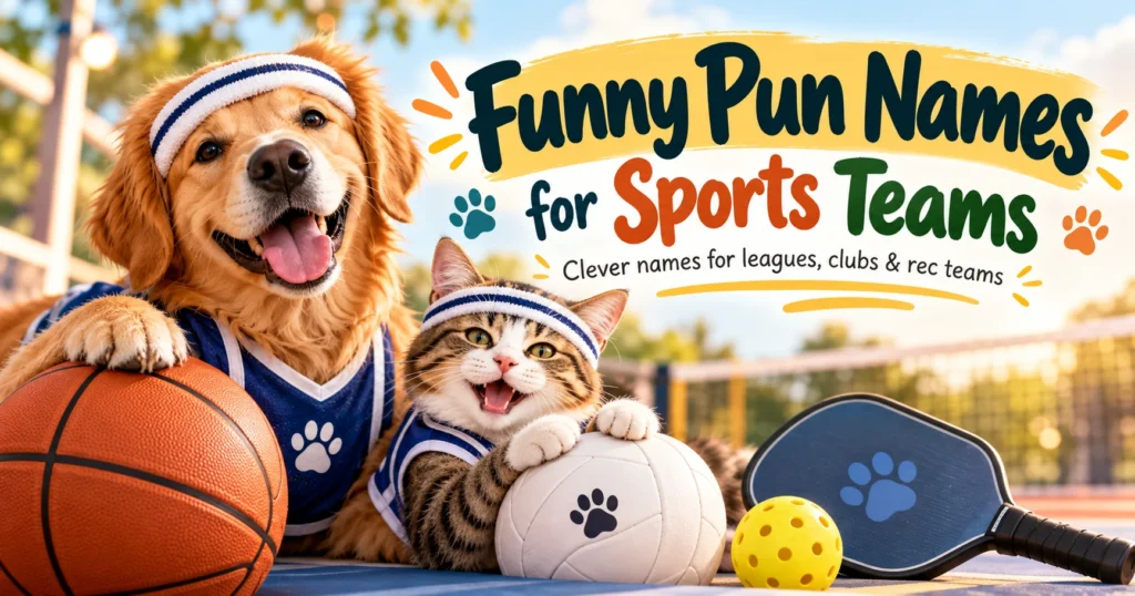 Funny Pun Names for Sports Teams