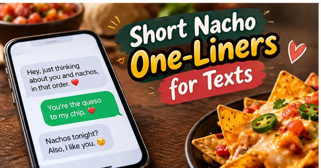 Nacho Pick Up Lines for Game Day