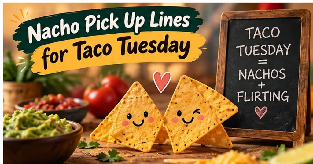 Nacho Pick Up Lines for Taco Tuesday