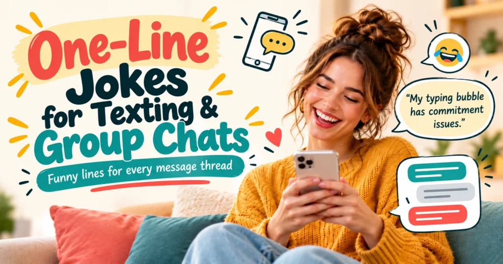 One-Line Jokes for Texting and Group Chats
