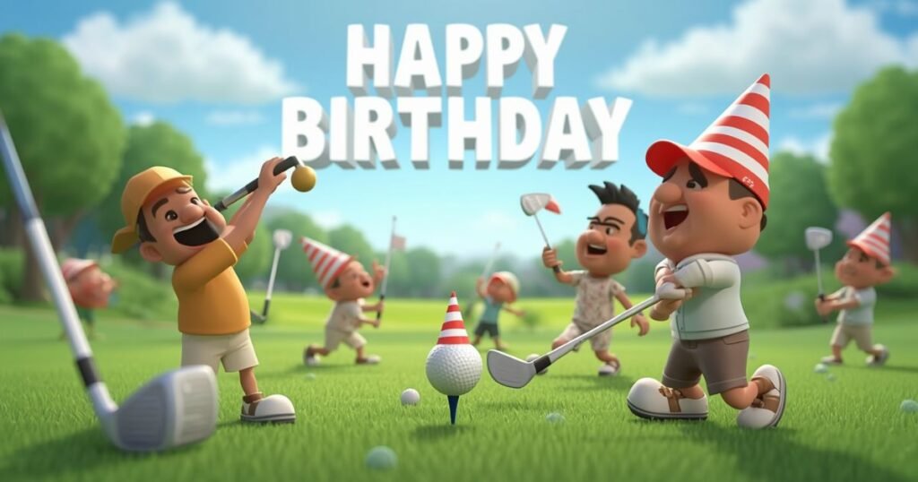 Short Golf Birthday Wishes