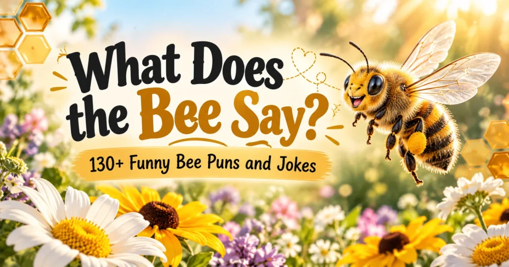 What Does the Bee Say? 130+ Funny Bee Puns and Jokes