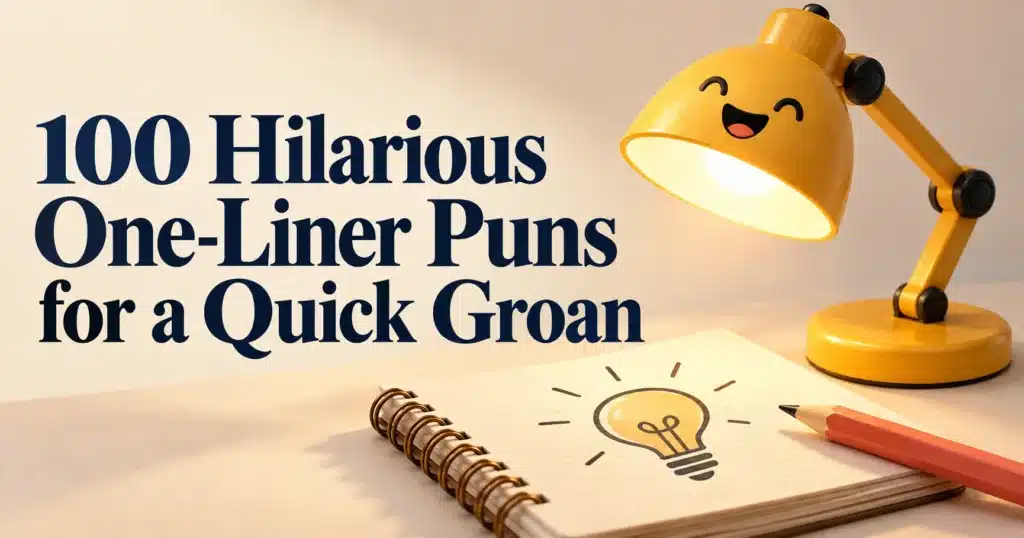 100+ Hilarious One-Liner Puns for a Quick Groan