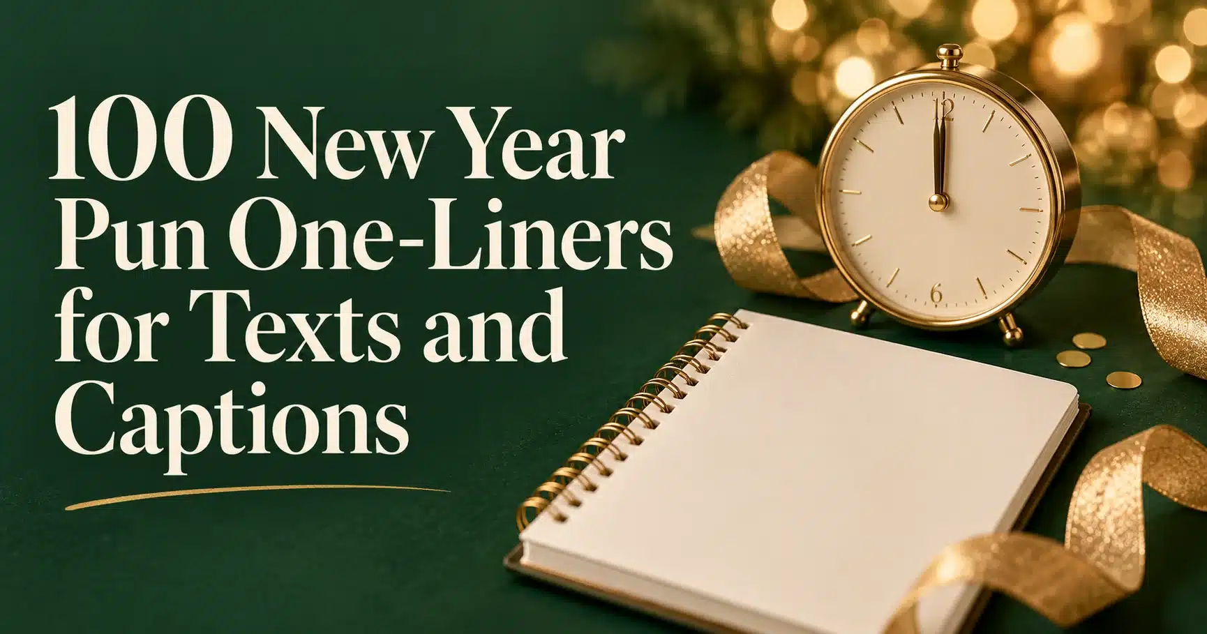 101+ New Year Pun One-Liners You Can Use in One Breath