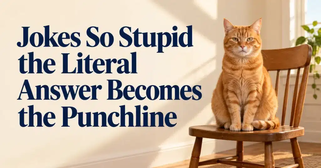 92+ Jokes So Stupid the Literal Answer Becomes the Punchline