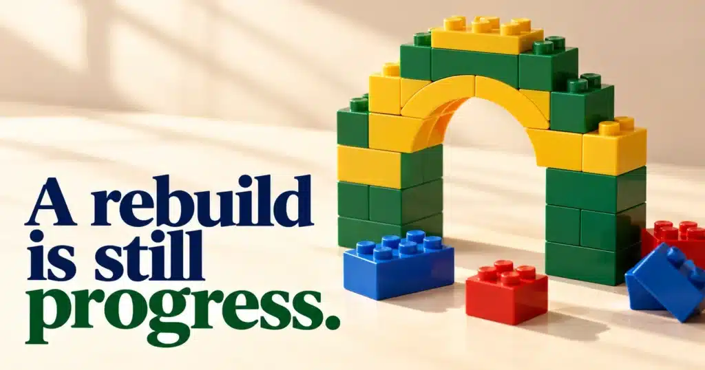 Build-day captions that fit the photo