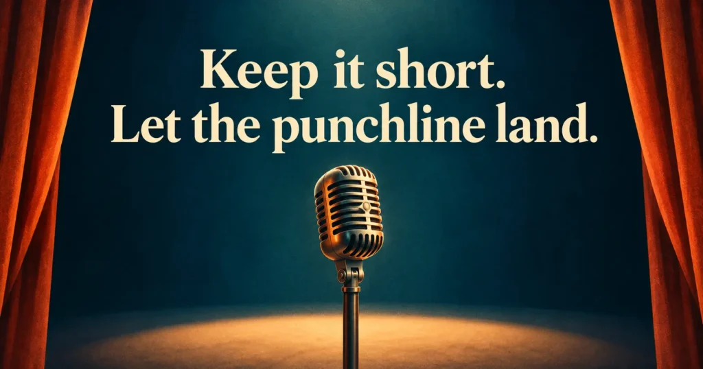 Choose the Moment and Deliver the Line