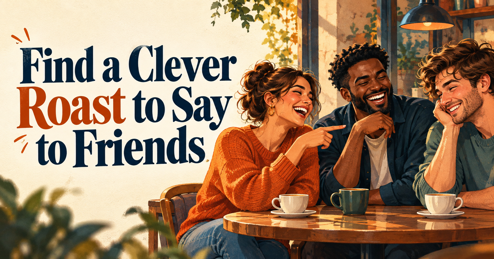 Find a Clever Roast to Say to Friends: 100+ idea