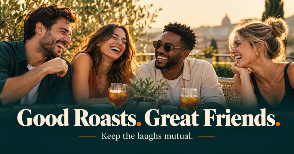Food Roasts for Restaurant Debates and Kitchen Experiments
